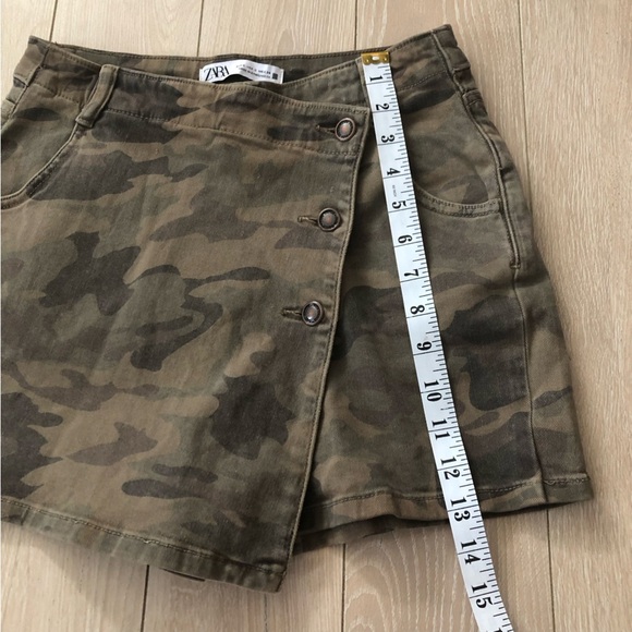 Zara Y2K Camo Mini Skorts Size S - Picture 5 of 11